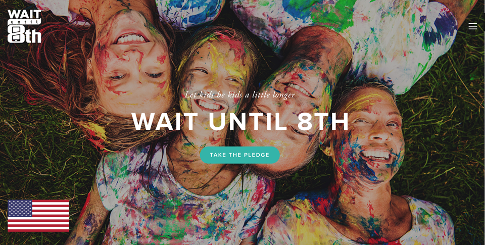 צילום מסך של דף השער של האתר